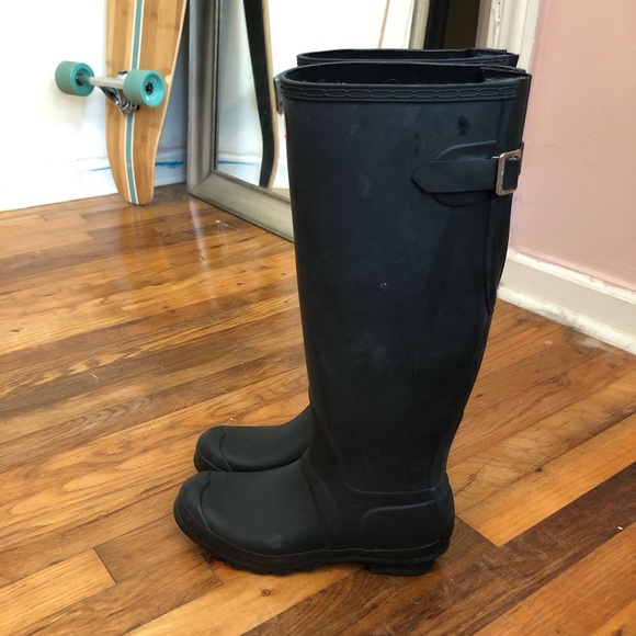 Hunter Shoes - Black Hunter boots